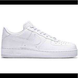 All White Airforce 1’s